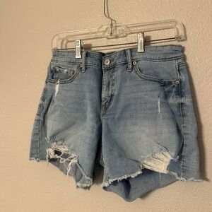 Sofia Jeans by Sofia Vergara | Lila Distressed Denim Shorts - Size 6
